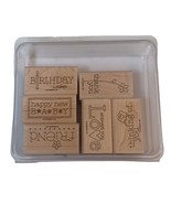 Stampin&#39; Up 6 piece Stamp Set For A Friend Message Stamps Paper Craft Sc... - $2.92