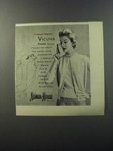 1953 Neiman Marcus Sweaters Ad - A natural blonde Vicuna - £14.92 GBP