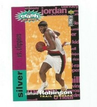 Cliff Robinson (Portland) 1995-96 Upper Deck Collector&#39;s Choice Silver Crash C27 - £3.94 GBP