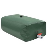 vidaXL Water Tank Green PVC Large Foldable Water Tank Rectangular - $246.41 CAD