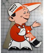 Mautz Paint BENNY stand up counter display size 14&quot; X 10&quot; - $309.29 MXN