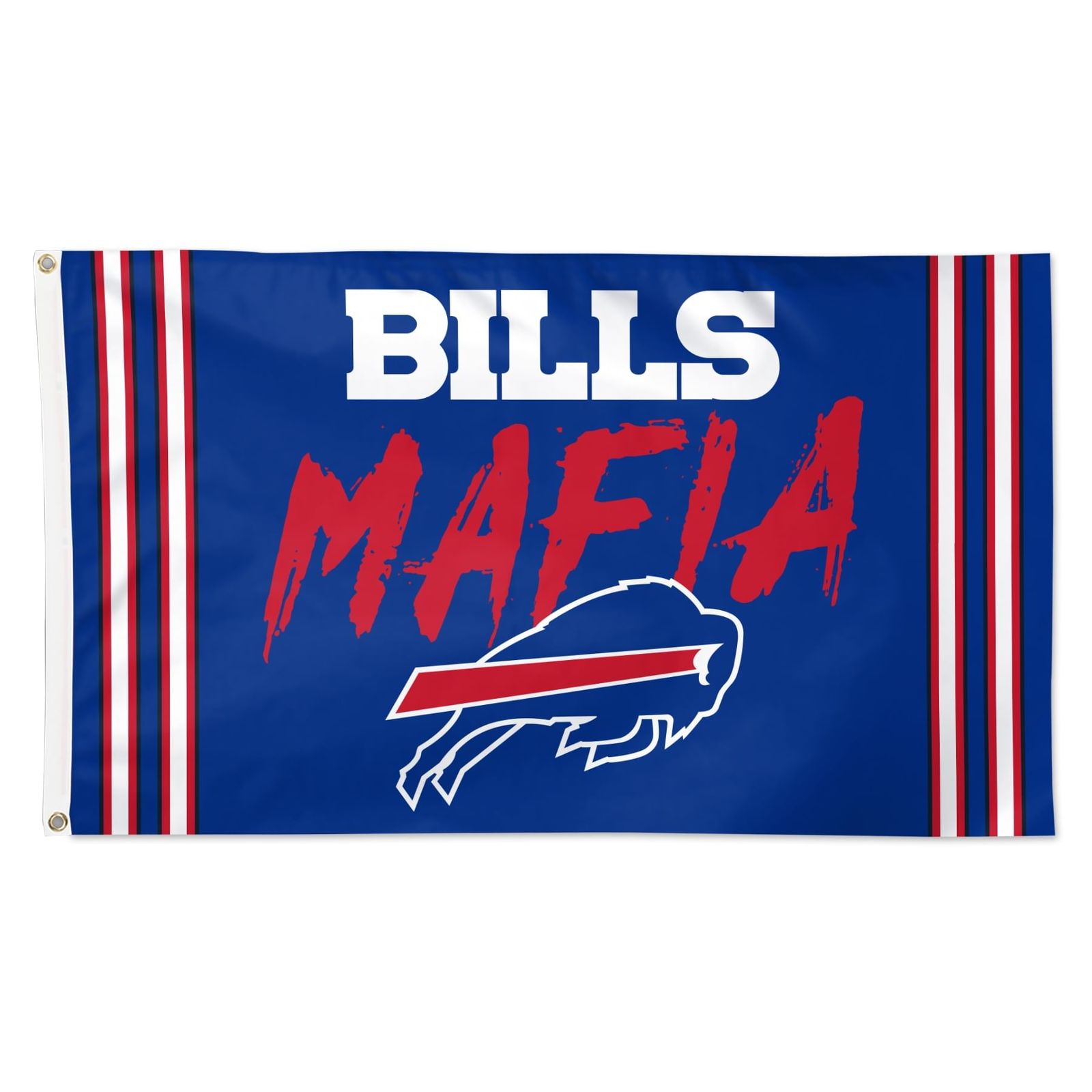 Buffalo Bills 'Mafia' 3x5 Flag - Polyester, Single-Sided, Black, NFL Team Decor, Man Cave Essential