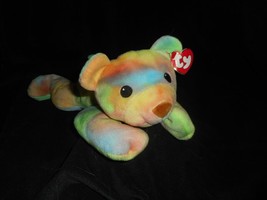 Vintage Ty 1998 Pillow Pals Baby Sherbet Teddy Bear Stuffed Animal Plush Toy Tag - £14.13 GBP