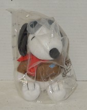 Peanuts Snoopy as pilot Met Life 6&quot; PLUSH DOLL Toy In Package - £11.82 GBP