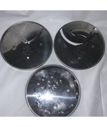 Cuisinart Discs For DLC-7 Lot of 3 DLC-044 037 033 Slicer Shredder Japan - $564.31 MXN