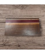 Handcrafted 9 x 18 Large Cutting Board Walnut Maple Purple Heart Sleek M... - $1,104.16 MXN
