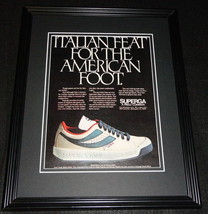 1981 Superga Pirelli Shoes 11x14 Framed ORIGINAL Vintage Advertisement - $34.64