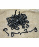 15 Cast Iron Black School Style Coat Hooks Hat Hook Hall Tree Restoratio... - $31.99