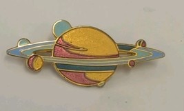 Space Theme Milky Way Planets Sun Costume Jewelry Enamel Trading Pin - $9.89