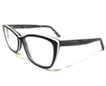 Maui Jim Eyeglasses Frames MJO2113-02D Black Gray Horn White Cat Eye 53-... - £47.77 GBP