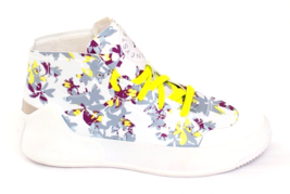 Adidas Stella McCartney White ASMC Treino Mid Cut Floral Print Shoes Women&#39;s 6 - £158.26 GBP