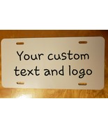 Personalized License Plate Aluminum Tag Gift Customize Text &amp; Picture Au... - £9.68 GBP+