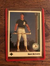 Mark McGwire 1989 Upper Deck Baseball Card  (0593) - £2.35 GBP