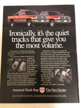 1995 Dodge Ram Truck Vintage Print Ad pa7 - $7.91