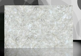 4&#39;x2&#39; White Quartz Marble Dining Restaurant Table Top Backlit Inlay Decor E230 - £1,131.15 GBP