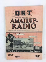 July 1929 QST devoted entirely toAmateur Radio Magazine Teletuning Control Wires - £6.28 GBP