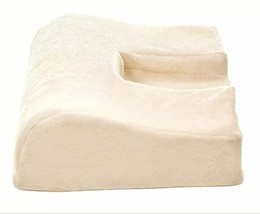Top Notch Memory Foam Bath /Spa Pillow With Suction Cups 11&quot; x 9.5&quot; Storage Case - £13.68 GBP