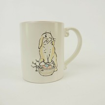 Love it Engraved Easter Floppy Eared Bunny Rabbit Ceramic Coffee Mug 14 ounce - £11.02 GBP