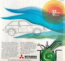 Mitsubishi Innovation MCA JET 1980 Advertisement Vintage Automobilia DWEE24 - $29.99