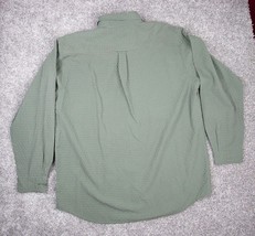 Columbia XCO Shirt Men XXL Green Outdoors Camping Casual Long Sleeve Modal Cotto - £11.84 GBP