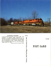 Train Railroad Rochester &amp; Southern RS-2 Bliss New York March 19 1987 Postcard - £7.39 GBP