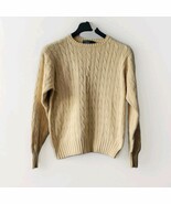 Polo by Ralph Lauren cable knit Sweater Womens Sz L 100% cotton Hong Kon... - $112.25 CAD