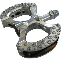 MKS Lambda Platform Pedals 9/16&quot; Aluminum Body Anodized Finish Grip Cage... - $94.99