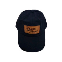 Evan Williams Bourbon Hat Cap Leather Strap Back Black Mens Adult Whisky... - $13.29