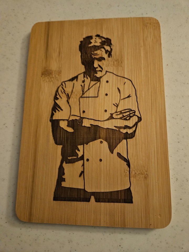 Gordon Ramsay Laser Engraved Cutting Board - $5.45
