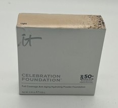 IT Celebration Foundation Full Coverage Anti-aging Hydrating Powder LIGH... - $22.44