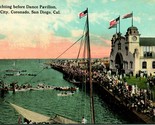 Yachting Danza Pavilion San Diego Ca Panama California Expo 1915 DB Cart... - $20.46