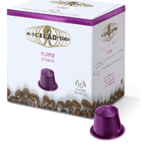 Nespresso Compatible - Miscela d&#39;Oro purple intenso Espresso Capsules -1... - £39.14 GBP