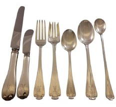 Flemish by Tiffany & Co Sterling Silver Flatware Set 12 Service 91 PC Monogram K - £6,805.27 GBP