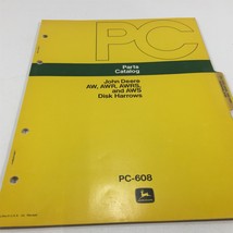 Genuine John Deere AW AWR AWRS AWS Disk Harrows Part Catalog PC-608 Dealer 1973 - £31.59 GBP