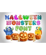 Halloween Monsters Font  | Monster Font | Funny Font | Halloween Font | ... - $187.47 MXN