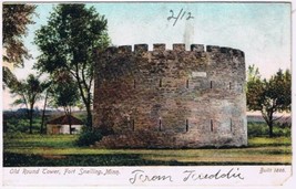 Postcard Old Round Tower Fort Snelling Minnesota - £3.10 GBP