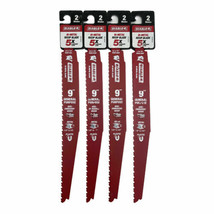 Diablo 9 in. Bi-Metal Reciprocating Saw Blade 8/14 TPI 2 pk. (Pack of 4) - $37.61