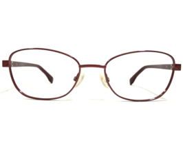 Fendi Eyeglasses Frames FF0012 PFZ Purple Bordeaux Cat Eye Wire Rim 53-18-135 - $65.23