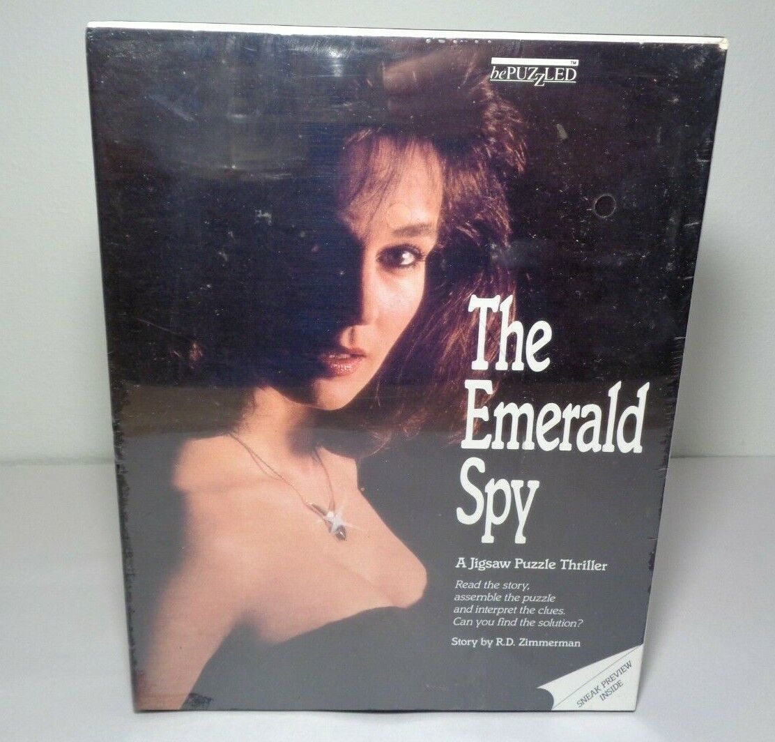 THE EMERALD SPY New A Jigsaw Puzzle Thriller 500 Pieces by R.D. Zimmerman - $48.51