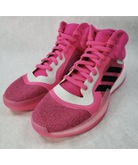 Adidas Marquee Boost Men&#39;s Basketball Shoes Pink NBA G28776 Size 14 1/2 ... - £70.08 GBP