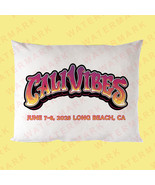 CALI VIBES MUSIC FESTIVAL 2025 Pillow Case - $32.82 CAD