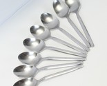 Zwilling J A Henckels Opus Oval Soup Spoons Glossy Stainless 7 1/4&quot; Lot ... - $29.39