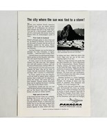 Vintage 1959 Panagra Pan America Grace Airways Airlines Print Ad Machu P... - $7.57