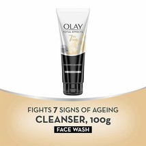 Olay Face Wash 100 gm Total Effects 7 in 1 Exfoliating Anti-Ageing Cleanser  - $24.76