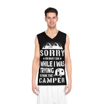 Funny Camping Sorry For What I Said Parking Camper Trailer Tee Shirt - £35.40 GBP+