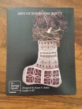  Mini Victorian Stocking 2 Cross Stitch Pattern Only from The Nutmeg Needle - £7.00 GBP
