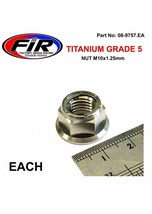 Titanium M10X1.25mm Lock Nut Engine Mount Suspension Flange Kawasaki KX100 KX500 - £13.34 GBP