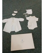 Vtg Baby Bonnet Shoes Knit Top Clothes Bodysuit Creative Knits Japan - £39.21 GBP
