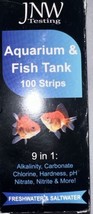 JNW Direct Aquarium Test Strips for Fish Tank 9 in 1, 100 Strip Pk New Exp 05/23 - £9.54 GBP