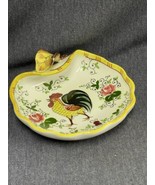 PY Ucagco Early Provincial Roosters and Roses candy Dish Unmarked - $9.90